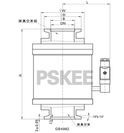 真空电磁压差充气阀尺寸图2