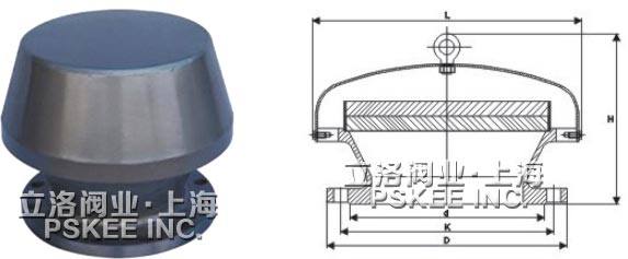 防爆阻火透气帽尺寸图