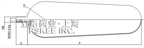 蓄能器皮囊外形尺寸图
