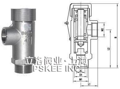 低温安全阀尺寸图