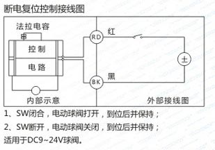 断电复位塑料球阀接线图2