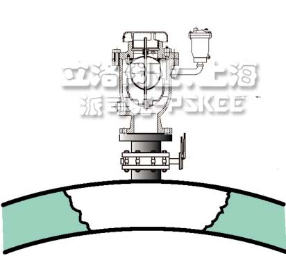 防水锤型排气阀安装示意图2