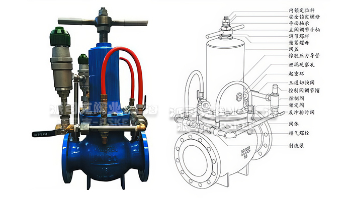 组合式水用减压阀结构图