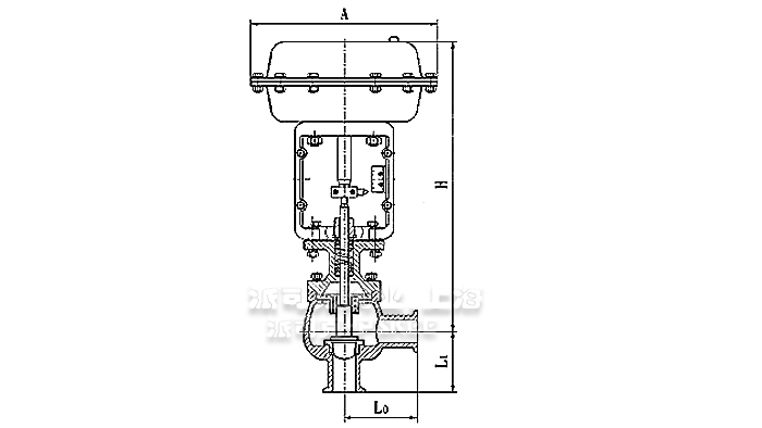 气动卫生级调节阀结构图