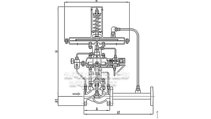 指挥操作自力式压力调节阀尺寸图