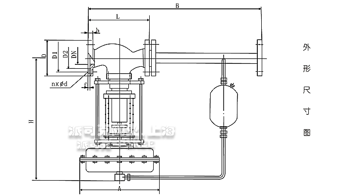 自力式压力调节阀尺寸图